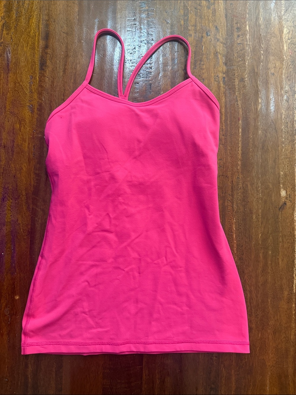 lululemon athletica Hot Pink Y Back Tank. NEW WITHOUT TAGS